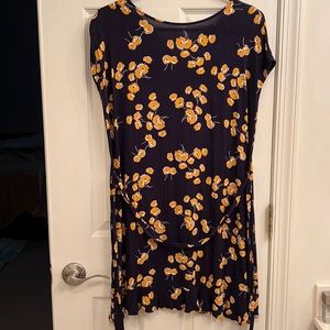 Fall floral dress
